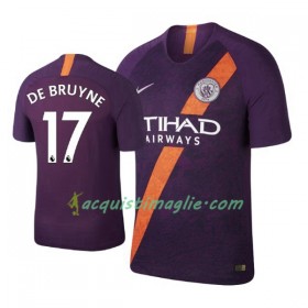 Divisa di Calcio Manchester City De Bruyne 17 Terza 2018/2019